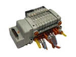 Smc VV5QC11-08N7FD2 Pneumatic Manifold 8-STATION W/ 4X VQ1100N-5 VQ1400N-51. Fixed Price $157.49.