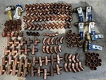 3/4 Copper Sweat Fittings Ball Valves 90S 45S Etc. Nibco Mueller Epc. Fixed Price $300.00.