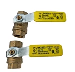 Lot 2,1/2" 943202 Brass Ball Valve N/lead Full Port G/lp Shutoff 600WOG. Fixed Price $38.98.
