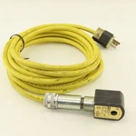 Parker 20F24C2172AAF4C05 Solenoid Valve Coil 120V Wired To Extension 20'. Fixed Price $18.24.