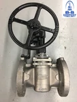 Plug Valve Durco G431 4" 300 Rf Flanged CN7M Alloy 20 Stainless Gear Op. Fixed Price $3252.09.