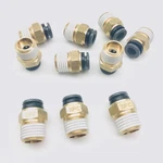 Lot Of 10 Smc KV2H07-35S Fitting Series 1/4" Ptc X Npt Male. Fixed Price $32.95.