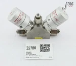 L25780 (lot OF5) Fujikin 3WAY Valve, 0.34 0.49MPA,FBDV-6.35-2B3-NL-ADY-UP 021992. Fixed Price $1111.00.