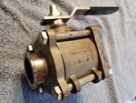 2" Manual 2-WAY Ball Valve 316L Sanitary Stainless Steel Pbm CF3M SIHLH5X-G Used. Fixed Price $79.99.