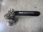 Marpac Stainless Steel Ball Valve 1/2 B-790KVN Size: 4500 Wog Used. Fixed Price $30.00.