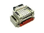 Smc VV5Q11-06N7FU0-S Manifold Base W/ Solenoids. Fixed Price $145.99.