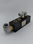 Polyconn PCM30-375-04B Pneumatic Manifold 4-PORT Distributor. Fixed Price $13.80.