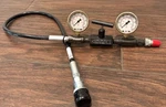 Spx Power Team Assembly W/ 9575 Valve And Couplers Dual 9670 Wika Gauges. Fixed Price $190.00.