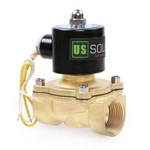 U. S. Solid 1" Brass Electric Solenoid Valve 110V Ac Normally Closed Nbr. Fixed Price $53.59.