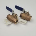 Lot Of 2-NIBCO T-585-70-SV Bronze Ball Valve, NL95076, 1/2", Threaded, 150SWP. Fixed Price $6.99.