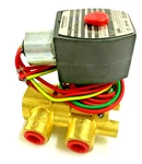 EF8321G1 Asco Red Hat Way Nc 1/4" Brass Solenoid Valve Quick Exhaust 120/60AC. Fixed Price $350.00.