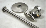 Jones Stephens S10-37BN Closet Supply And Angle Stop Kit (brushed Nickel). Fixed Price $19.99.