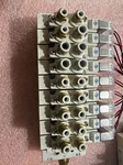 Smc SY5120-5LZD-01 Solenoid Valves W/ Manifold. Fixed Price $175.00.