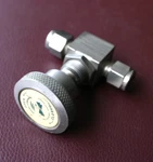 Swagelok Nupro SS-4H Welded Bellows-sealed Valve, 1/4 Compression Fittings. Fixed Price $25.00.