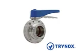 2'' Sanitary Butterfly Valve Clamp Ends Buna 316L Stainless Steel Trynox. Fixed Price $173.00.