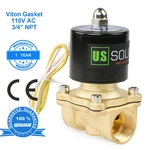 U.s. Solid Electric Solenoid Valve 3/4 Inch Brass 110V Ac. Fixed Price $37.39.