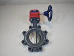 Nibco 4" Wafer Butterfly Valve LD-3510-4 W/ Operator Gear. Fixed Price $429.00.