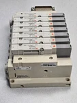 Smc SS5V2-10FD1-07B-C6 Manifold Base & Valves SV2100-5FU. Fixed Price $120.00.