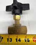1/4" Weksler Needle Valve Female Npt Brass 600 Psi Plastic Handle Fine Flow BBV4. Fixed Price $13.61.