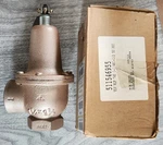 New Watts 740-050 Safety Relief Valve, 1-1/4X1-1/2 In, 50PSI Model Nos. Fixed Price $80.00.