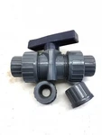 New In Box FNW340ED Pvc True Union Ball Valve 1/2" Ptfe Seat, Epdm, (B426). Fixed Price $5.00.
