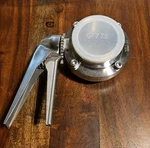 Dernord 2.5" Tri Clamp Sanitary Butterfly Valve With Pull Handle 77.5. Fixed Price $34.30.