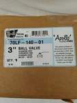 Apollo 70LF-140-01 3" Copper Standard Port Threaded Lead Free Ball Valve. Fixed Price $999.99.