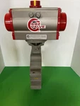Abz Butterfly Valve 402-100 With Pneumatic Actuator. Fixed Price $400.00.