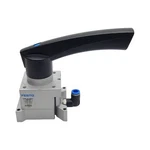 Festo 538186 Hand Lever Valve, 4/3-WAY Exhausted, G1/4IN, 1150L/MIN, -0.95 10BAR. Fixed Price $145.00.