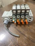 Lot Of Numatics 041BA400M000061 Solenoid Valves W/ Manifold T57852. Fixed Price $175.00.