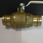 Propress 1-1/2 In Brass Ball Valve 250 Psi.. Fixed Price $64.99.