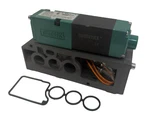 New Numatics 081SA400M000061 Solenoid Valve W/ Manifold Block 24VDC. Fixed Price $120.00.