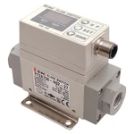Smc PF2A750-N02-27 Digital Flow Switch, Npn, 5-50L/MIN, 1/4IN Npt, 12-24VDC. Fixed Price $125.00.