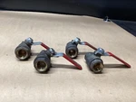 Lot Of Mueller 3/4" Threaded Ball Valve Brass, 600 Psi Wog 150 Wsp #120L73. Fixed Price $30.00.