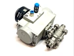 Festo DFPD-20-RP-90-RS60-F03 Qtr. Turn Actuator 8047645, 1686632 Valve, 4046082. Fixed Price $161.99.