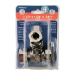 Plumb Pak PP2903VLF 3-WAY Quarter Turn Stop Valve, 5/8 X 3/8 Compression. Fixed Price $12.99.