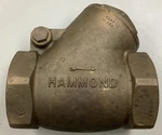 Hammond 509Y-212 Milwaukee Valve 125WSP 200WOG 2-1/2" Y-swing Check (R40). Fixed Price $550.00.