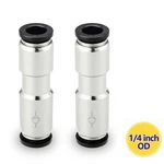 2X 1/4" Od Check Push Connect One Way Inline Air Pneumatic Valves. Fixed Price $11.42.