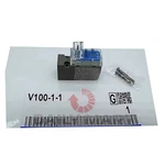 New In Box Smc V100-1-1 Solenoid Valve 110VAC 24VDC. Fixed Price $212.80.
