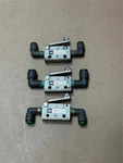 3X Pack Lot Smc VM13 Mechanical Valve W/ Roller Lever Momentary Push Button 1/4". Fixed Price $37.99.