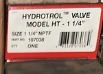 New, Bell & Gossett, 107038, Hydrotrol Valve, Size 1/4, Model HT-1 1/4.(17J-3). Fixed Price $44.00.