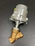Gemu Pneumatic Angle Seat Globe Valve, 514-40D-1-9-51-2 DN40 (1-1/2"). Fixed Price $375.00.