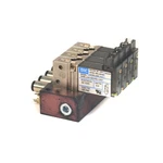 (lot Of 4) Mac 34B-L00-GDFD-1KV 2-WAY Solenoid Valve W/ Circuit Bar & Elbow Conn. Fixed Price $145.29.