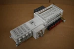 Smc Devicenet Serial Interface EX250-SDN1-X122 W/ 4 Input Units & 8 Valves. Fixed Price $300.00.