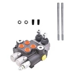 Hydraulic Control Valve 13 Gpm 2 Spool Double Acting 3600 Psi W/handle Sae Ports. Fixed Price $57.75.