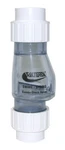 Pvc Swing/spring Check Valve 1-1/2IN Union X Clear Lb Tension 200-CU15. Fixed Price $34.55.