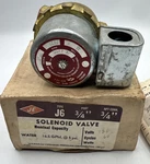 Je Type J6 Solenoid Valve 3/4" 120V 60 Hz 11 Watts Jackes Evans Controls Nos Usa. Fixed Price $67.95.