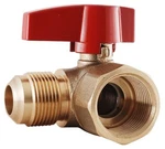 Ldr 509 1750 Brass Gas Angle Ball Valve, Flare, Heavy Duty, 3/4-INCH Fip X 15. Fixed Price $19.88.