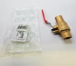Red-white Valve Ball With Solder Ends Lead Free Brass 3/4" 5595AB. Fixed Price $19.99.