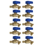 10 Pack Xfitting 1/2" Pex Hose Bibb No Kink, Garden Valve, 1/4 Turn, Lead Free. Fixed Price $56.99.
